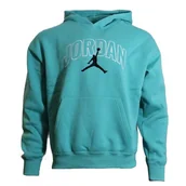 Spodenki męskie - Bluza męska z kapturem Air Jordan Brooklyn Fleece Turkusowa - IB7241-392 -XL - miniaturka - grafika 1