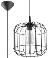 Lampy sufitowe - Sollux Lighting Lampa wisząca CELTA czarna SL.0296 - miniaturka - grafika 1