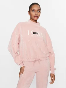 Guess Bluza Aleta V3BQ00 KBC00 Różowy Regular Fit - Bluzy damskie - miniaturka - grafika 1
