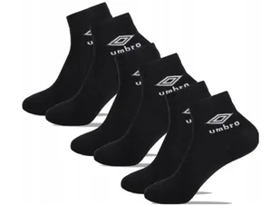 Skarpety UMBRO QUARTER 3-PAK - 35-38 CZARNE - Skarpetki męskie - miniaturka - grafika 1