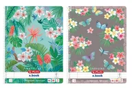 Notesy i bloczki - Herlitz Brulion na spirali A4 Ladylike mix linia 80 kartek - miniaturka - grafika 1