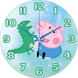 Zegar Ścienny Dla Dzieci Świnka Peppa 30Cm George - Zegary - miniaturka - grafika 1