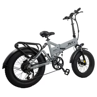 PVY Z20 Plus Folding E-bike, 20*4.0in Fat Tires 500W Motor 50km/h Speed 14.5Ah Battery 50-80km Range 150kg Load - Grey - Rowery - miniaturka - grafika 3