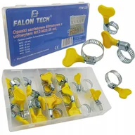 Pozostałe akcesoria sieciowe - OPASKI ZACISKOWE ŚLIMAKOWE OBEJMY MOTYLEK M12-M25 26szt - miniaturka - grafika 1