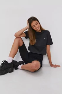 Koszulki i topy damskie - Dickies T-shirt bawełniany kolor czarny - grafika 1