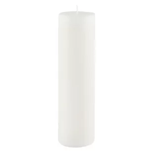 Biała świeczka Ego Dekor Cylinder Pure, 75 h - Świece - miniaturka - grafika 1