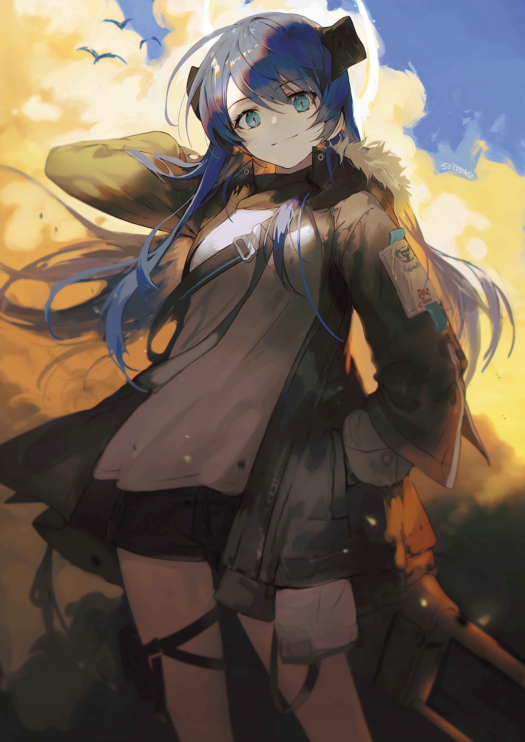 Plakat A3 gra anime Arknights