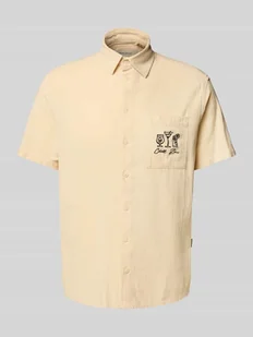 Koszula casualowa o kroju slim fit z wyhaftowanymi detalami model ‘APOLLO’ - Koszule męskie - miniaturka - grafika 1