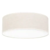 Lampy sufitowe - Britop Skandynawska LAMPA plafon BOHO 47913802 okrągła OPRAWA sufitowa abażurowa boho beżowa - miniaturka - grafika 1