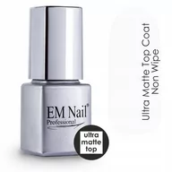 Lakiery do paznokci - Em nail professional Ultra Matte Top Coat Non Wipe - miniaturka - grafika 1