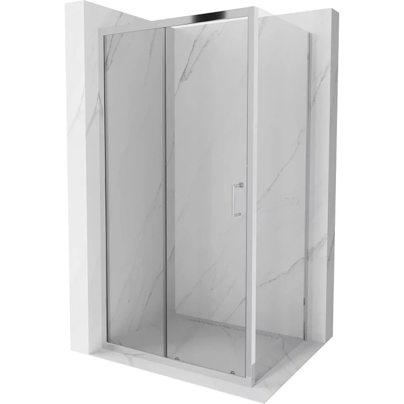 Mexen Apia kabina prysznicowa rozsuwana 130x100 cm, transparent, chrom