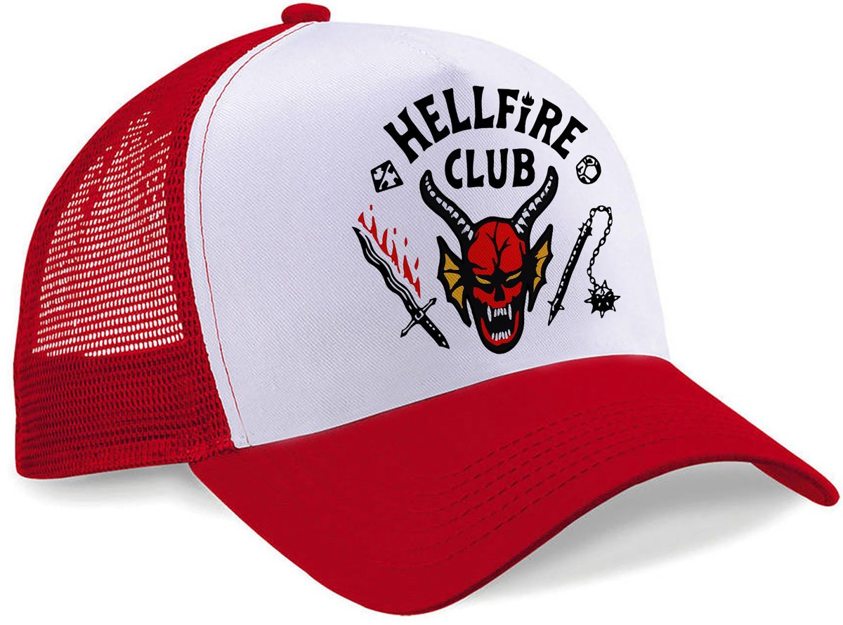 CZAPKA Z DASZKIEM HELLFIRE CLUB STRANGER THING Y4