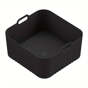 TEMU 17cm Czarny silikonowy formularz do frytownic for philips HD9252 HD9200 HD9255 - Pojemność 4-5L, Kosz bez przywierania, Łatwe czyszczenie i - Akcesoria i części AGD - miniaturka - grafika 1