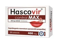Problemy skórne - PRZEDSIĘBIORSTWO PRODUKCJI FARMACEUTYCZNEJ HASCO-L Hascovir control MAX 400 mg 30 tabletek 3168251 - miniaturka - grafika 1