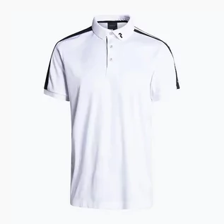 Koszulki sportowe męskie - Performance Peak Koszulka polo męska Peak Player Polo biała G77171010 - grafika 1