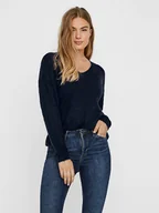 Swetry damskie - Vero Moda Sweter w kolorze granatowym - miniaturka - grafika 1