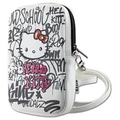 Etui i futerały do telefonów - Torba HELLO KITTY Graffiti Kitty Head Biały - miniaturka - grafika 1