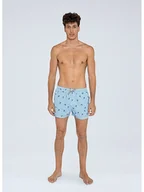 Kąpielówki męskie - Pepe Jeans Szorty kąpielowe w kolorze błękitnym - miniaturka - grafika 1