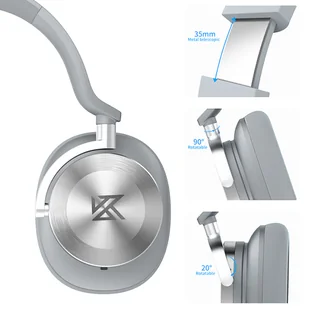 KZ T10 ANC Double-Fed Active with Mic Music  Silver - Słuchawki - miniaturka - grafika 5
