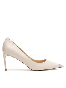 Eva Minge Szpilki LIA-V1538-315-2 Beżowy - Czółenka - miniaturka - grafika 1