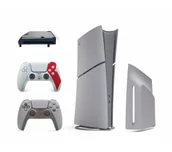 Konsole Playstation - Sony PlayStation 5 Digital Slim D Chassis PS5 1TB Edycja 30. rocznica + Dodatkowy Pad God of War Edycja 20th + Napęd - miniaturka - grafika 1