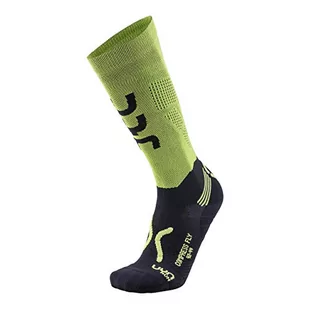 UYN Run Compression Fly skarpety męskie zielony Acid Green/Black 39-41 - Skarpetki męskie - miniaturka - grafika 1