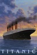 Puzzle - PUZZLE TITANIC STATEK DICAPRIO A3 252 el z Nadrukiem + IMIĘ Pudełko #49 - miniaturka - grafika 1