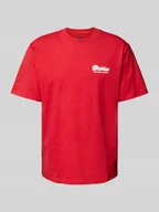 Koszulki męskie - T-shirt z nadrukiem z logo - miniaturka - grafika 1