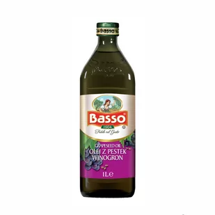 Basso Olej z pestek winogron 1 l - Olej spożywczy - miniaturka - grafika 1