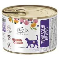 Mokra karma dla kotów - 4vets Natural Gastro Intestinal Cat 6 x 185 g - miniaturka - grafika 1