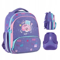Plecaki szkolne i tornistry - PLECAK SZKOLNY WIELOKOMOROWY DLA DZIEWCZYNEK FIOLETOWY GoPack - miniaturka - grafika 1