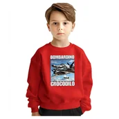 Bluzy dla dziewczynek - BLUZA DZIECIĘCA BOMBARDINO CROCODILO 104 DLA CHŁOPCA DZIEWCZYNKI - miniaturka - grafika 1