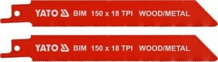 YATO BRZESZCZOTY BIM 150mm 18TPI 2szt. - Brzeszczoty - miniaturka - grafika 1
