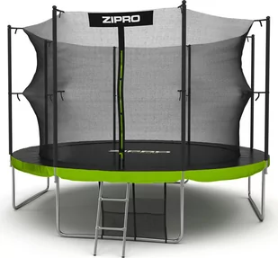 Zipro Trampolina ogrodowa z siatką wewnętrzną 12FT 374cm + torba na buty GRATIS! 5902659840684 - Trampoliny - miniaturka - grafika 1