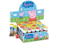 Bańki mydlane - Dulcop Bańki mydlane Świnka Peppa 60 ml 36 sztuk - miniaturka - grafika 1