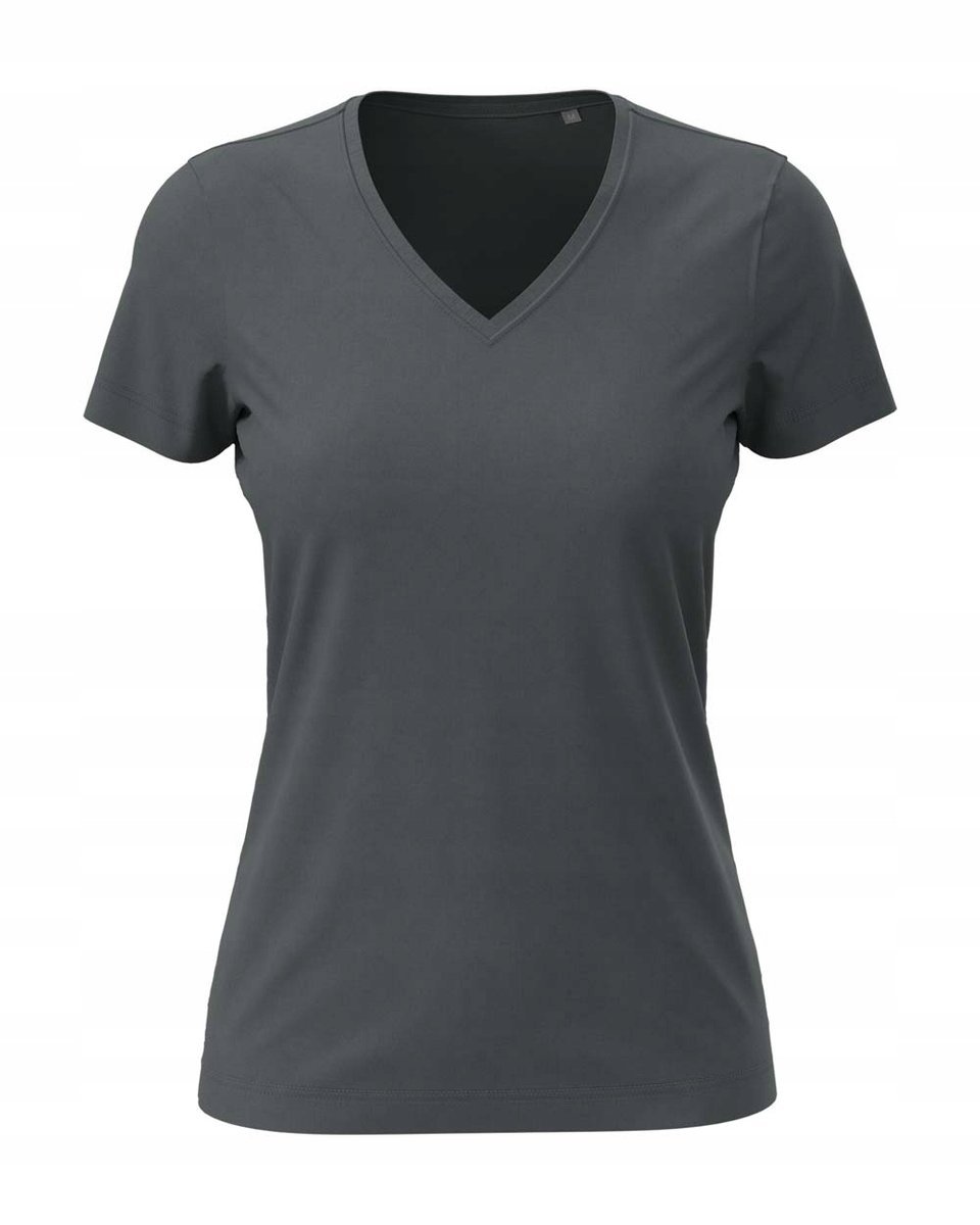 Koszulka damska T-shirt damski Stedman V-neck ST2700 Slate Grey M