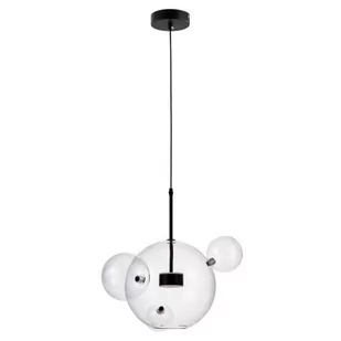 Lumina Deco Deco NOWOCZESNA LAMPA WISZĄCA CZARNA NERONI W4 LDP 6016-4 (BK) - Lampy sufitowe - miniaturka - grafika 1