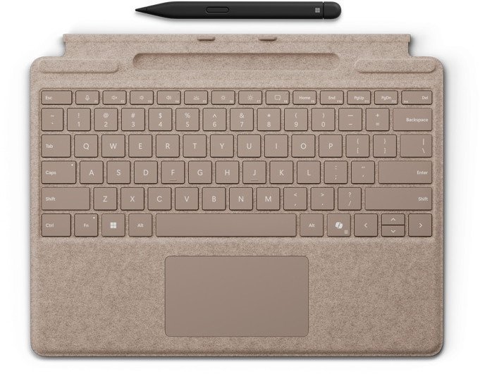 Microsoft - Tastatur - mit Touchpad, Beschleunigungsmesser, Surface Slim Pen 2 Ablage- und Ladeschale - mit Slim Pen 2 8X6-00149