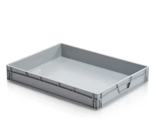 B2B Partner Plastikowa skrzynka 800x600x120 mm 965800 - Pojemniki przemysłowe - miniaturka - grafika 1