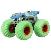 Samochody i pojazdy dla dzieci - Hot Wheels Monster Trucks, Pojazd 1:64 Świecący w ciemności, HCB52 - miniaturka - grafika 1