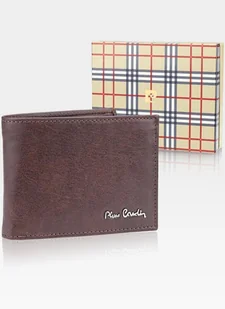 Pierre Cardin, Portfel skórzany męski, Tilak50 8806, brązowy, ochrona RFID - Portfele - miniaturka - grafika 1