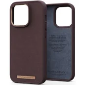 Etui i futerały do telefonów - Njord by Elements Etui do iPhone 14 Pro Dark Brown z prawdziwej skóry - miniaturka - grafika 1