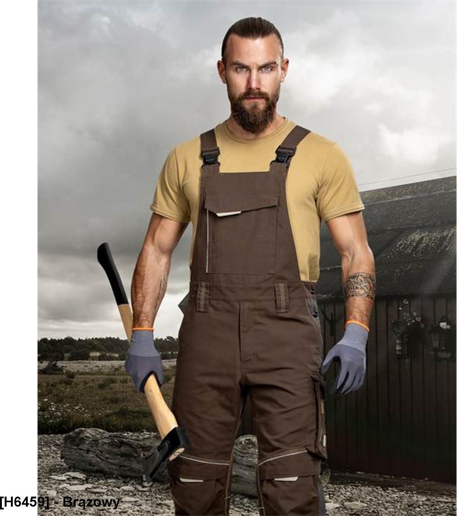 Ardon ARDON URBAN+ - spodnie ogrodniczki 65 % poliester, 35 % bawełna, canvas, ok. 270 g/m Tabiflex - stretch, 11kieszeni + na nakolanniki 48