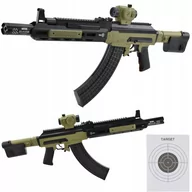 Zabawki militarne - Skleplolki Duży karabin na kulki laser ASG 71CM 6MM - miniaturka - grafika 1