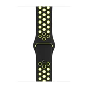 Akcesoria do smartwatchy - Apple Pasek sportowy Nike w kolorze czarnym/jaskrawozielonym do koperty 38mm / 40mm / 41mm / 42mm - rozmiar S/M/L - miniaturka - grafika 1