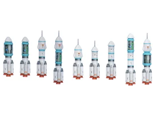 Misja Kosmiczna Zestaw Kosmiczny Rakieta Kosmonauta Kosmos  20 ele. - Modele zdalnie sterowane - miniaturka - grafika 3
