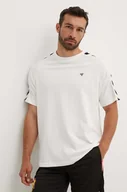 Koszulki męskie - Hummel t-shirt Archive męski kolor beżowy z nadrukiem 225258 - miniaturka - grafika 1