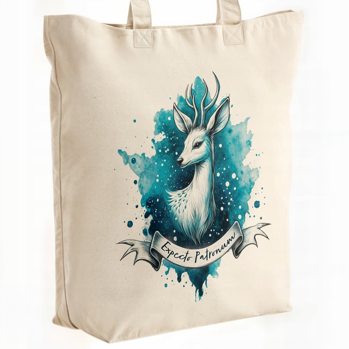 Torba bawełniana premium Harry Potter Expecto Patronum Patronus Prezent