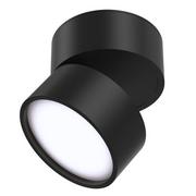 Lampy sufitowe - Maytoni Maytoni plafon LED techniczny Onda 12W 700lm 3000K 8,5cm czarny C024CL-L12B3K C024CL-L12B3K - miniaturka - grafika 1