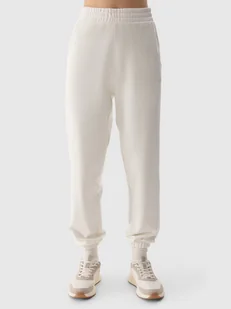 4F Spodnie dresowe joggery damskie 4FRSS24TTROF1054-11S Biały Roz. XXL - Spodnie damskie - miniaturka - grafika 1